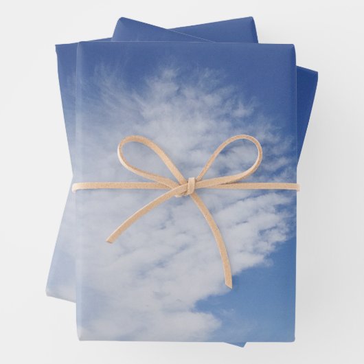 Schöne Cloud Geschenkpapier Set (Beispiel)