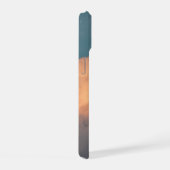 Schöne Cloud Phone Case (Aquamarin/orange) iPhone 15 Hülle (Rechte Seite)