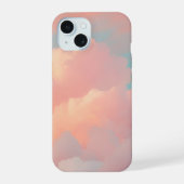 Schöne Cloud Phone Case (Cotton Candy) iPhone 15 Hülle (Rückseite)