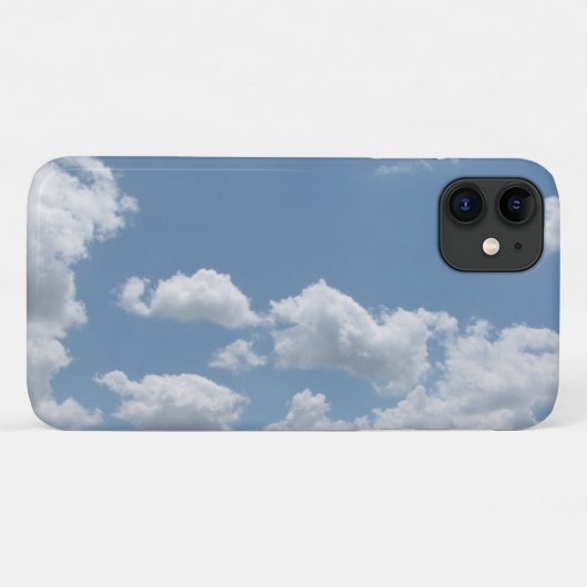 Schöne Clouds iPhone Case (Rückseite (Horizontal))
