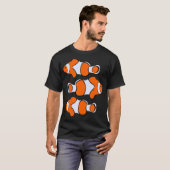 Schöne Clownfisch-Muster T-Shirt (Vorne ganz)