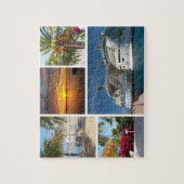 Schöne Collage, Karibik Puzzle (Vertikal)