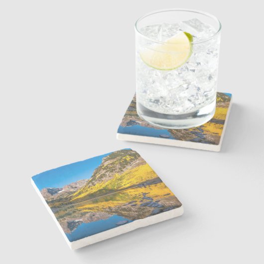 Schöne Colorado Landschaft Stone Untersetzer (Seitenansicht)