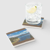 Schöne Colorado Landschaft Stone Untersetzer (Seitenansicht)