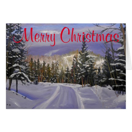 Schöne Colorado-Schneeszene (Vorderseite (Horizontal))