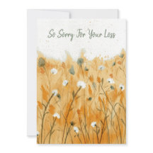 Schöne Condolence Card