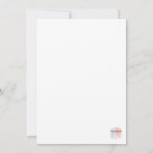 Schöne Condolence Card Einladung (Rückseite)