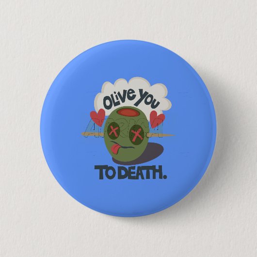 Schöne Cool Ich liebe Afrika Kunst Button (Vorderseite)
