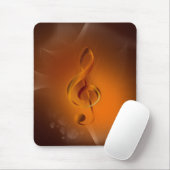 Schöne, cool leuchtende Kaminfarben wirken Musik Mousepad (Mit Mouse)