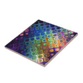 Schöne coole abstrakte Quadrate kreisen Glas leuch Fliese (Seite)