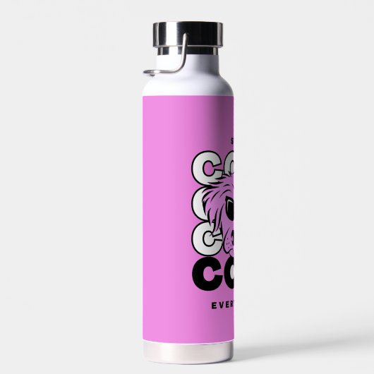 Schöne coole coole Rosa Dose Wasser Flasche (Rechts)