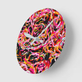 Schöne Coole Funky Runde Wanduhr (Winkel)