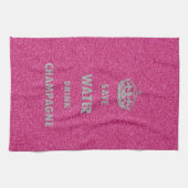 Schöne coole, gürmisch gerettet Wasser trinken Cha Handtuch (Horizontal)