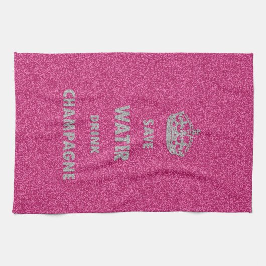 Schöne coole, gürmisch gerettet Wasser trinken Cha Handtuch (Horizontal)