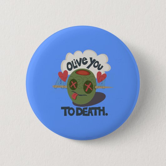 Schöne Coole I Liebe Afrika Kunst Button (Vorderseite)