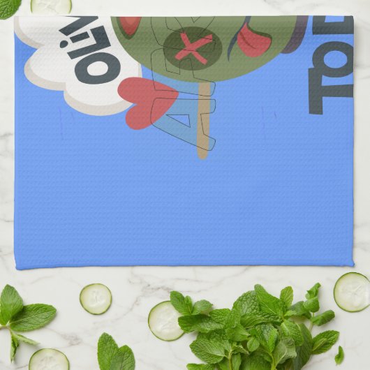 Schöne Coole I Liebe Afrika Kunst Geschirrtuch (Gefaltet)