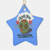 Schöne Coole I Liebe Afrika Kunst Keramik Ornament (Links)