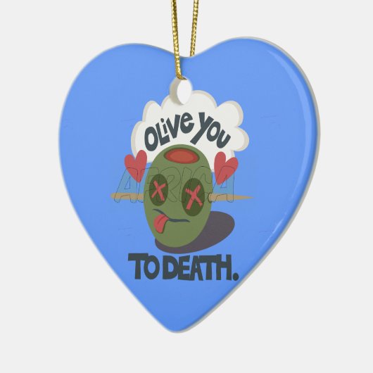 Schöne Coole I Liebe Afrika Kunst Keramik Ornament (Links)