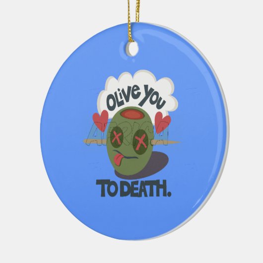 Schöne Coole I Liebe Afrika Kunst Keramikornament (Links)