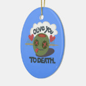 Schöne Coole I Liebe Afrika Kunst Keramikornament (Links)