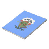 Schöne Coole I Liebe Afrika Kunst Notizblock (Rotiert)