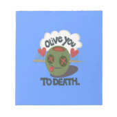 Schöne Coole I Liebe Afrika Kunst Notizblock (Vorderseite)