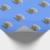 Schöne coole Ich liebe Afrika Kunst Geschenkpapier (Ecke)