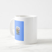 Schöne coole Ich liebe Afrika Kunst Kaffeetasse (Vorderseite Links)