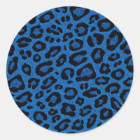 Schöne coole Leopardenhaut-Glitzer-Effekte