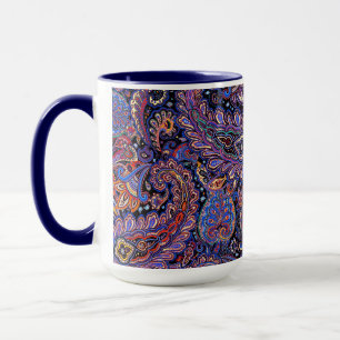 Schöne, coole lila Lavendel-Paisley-Muster Tasse