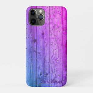 Schöne Coole Lila Vood Textur Case-Mate iPhone Hülle