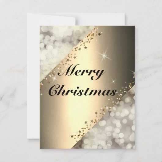 Schöne, Coole, perfekte Funkelnd Ferienkarte Feiertagskarte (Vorderseite)