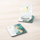 Schöne coole, verschiedene blaue Farbtöne Untersetzer (Rechte Seite)