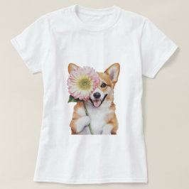 Schöne Corgi Aquarellbilder T-Shirt