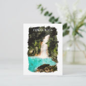 Schöne Costa Rica Wasserfarbe Natur Postkarte (Stehend Vorderseite)