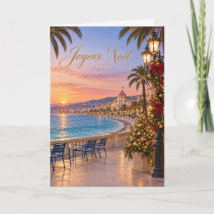 Schöne Côte d'Azur Frohe Weihnachten