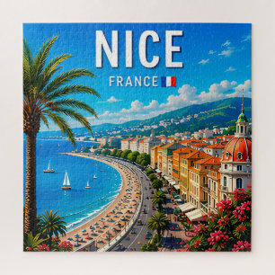 Schöne Côte d'Azur Küstenparadies Puzzle