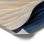 Schöne Crane-Imitation japanische Papierkunst Poster (Ecke)