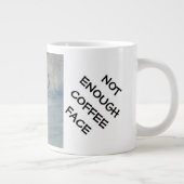 Schöne Crazy Face Jumbo Tasse! Jumbo-Tasse (Rechts)