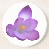Schöne Crocus Blume Untersetzer (Vorne)