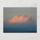 Schöne Cumulonimbuswolken bei Sonnenuntergang in H Postkarte (Vorderseite)