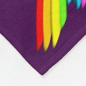 SCHÖNE CUSTOM FIGURE SKATER FLEECE BLANKET (Ecke)