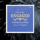 Schöne CUSTOM-Verlobung Serviette