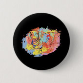 Schöne Dackel Button (Vorderseite)