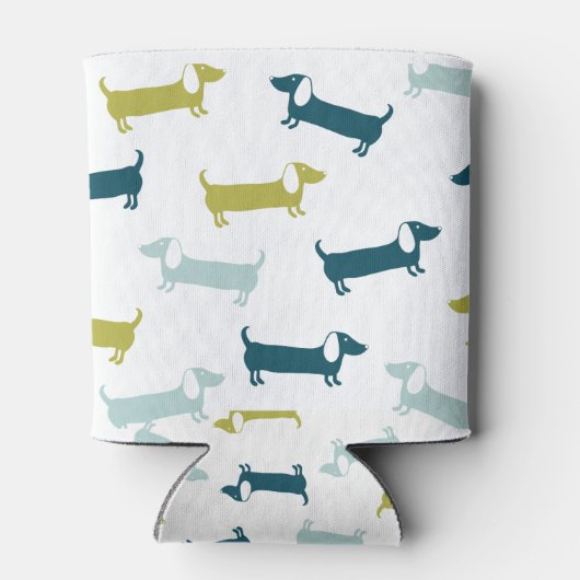 Schöne Dackeln in großartigen Farben Dosenkühler (Rückseite)