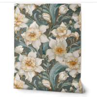 Schöne Daffodien Barock-Muster
