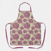 Schöne Dahlia Blume Schürze (Vorderseite)