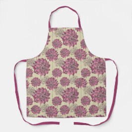 Schöne Dahlia Blume Schürze