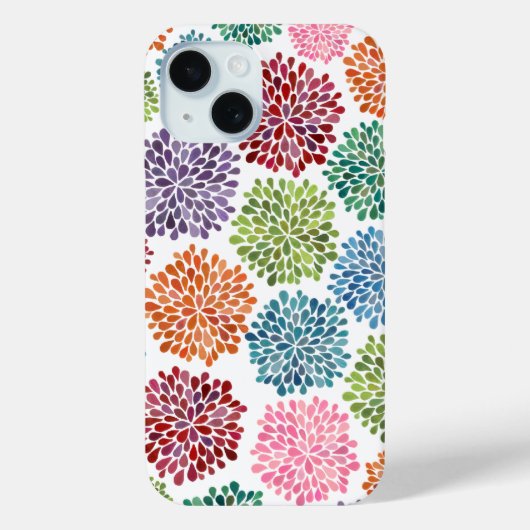 Schöne Dahlie-Blumen Iphone Case-Mate Hülle (Rückseite)
