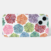 Schöne Dahlie-Blumen Iphone Case-Mate Hülle (Rückseite (Horizontal))